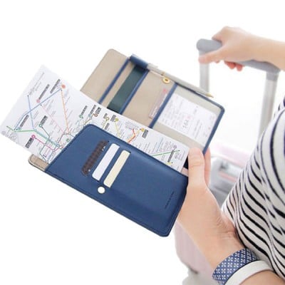 Anti-skimming passport wallet ladies style degree