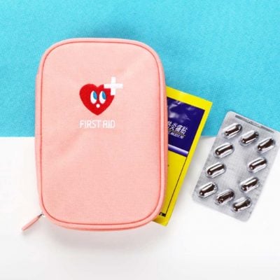 friendly hearts first aid medical organiser organizer pouch travel style degree sg singapore