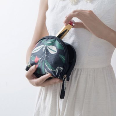 Le Fleur Curved Cosmetic Pouch