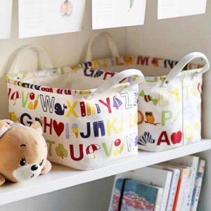 Kid's Collapsible Mini Basket Organizer Storage Box Children Baby Style Degree Sg Singapore