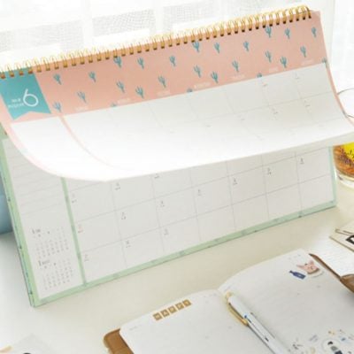 blossom 2018 calendar planner scheduler table organizer organiser style degree sg singapore