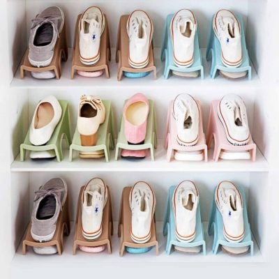 double layer shoe rack organizer organizer shoes cabinet style degree sg singaproe
