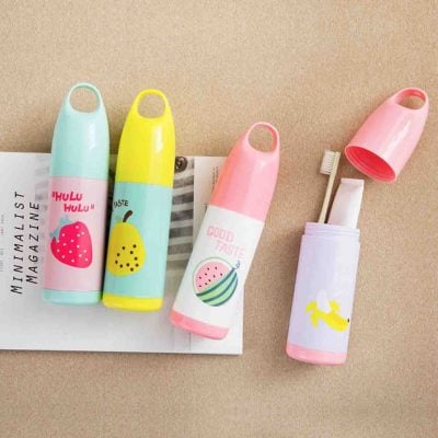 Fruitly Toothbrush toothpaste toiletries holder organiser organizer style degree sg singapore
