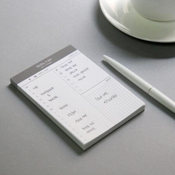 hello i am daily planner diary calendar scheduler style degree sg singapore