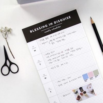 blessing in disguise planner diary calendar stationery scheduler style degree sg singapore