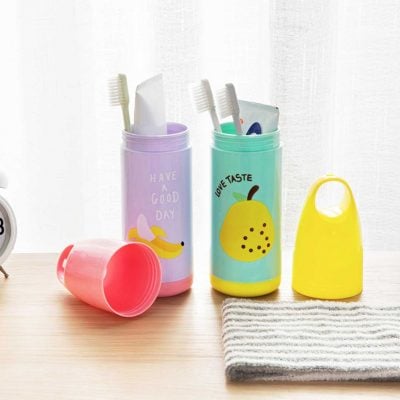 Fruitly Toothbrush toothpaste toiletries holder organiser organizer style degree sg singapore