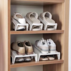 Double Layer Shoe Rack Organizer Shoes Holder Box Style Degree Sg Singapore