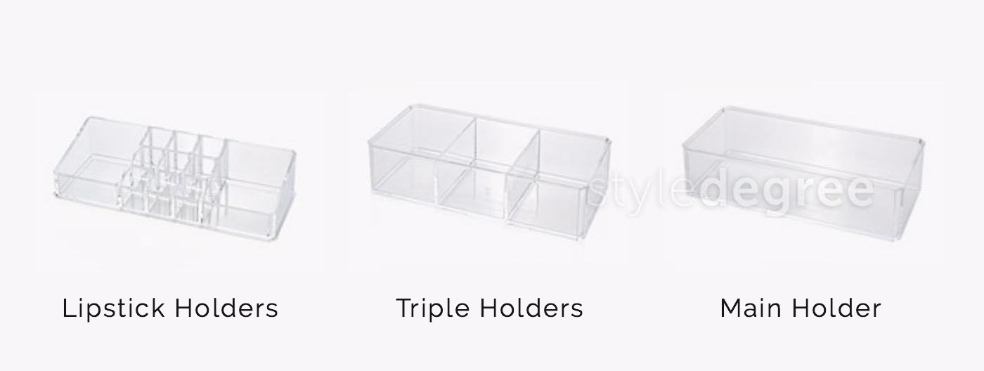 Personalized Cosmetics Desk Organizer Beauty Ladies Style Degree Personalized Cosmetics Desk Organizer Organiser Table Make Up Holder Home Deco Style Degree Sg Singapore