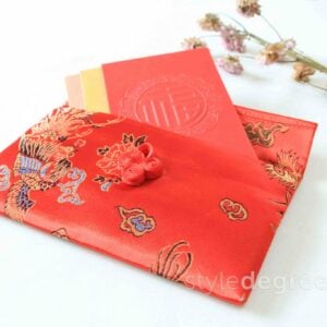 chinese new year red ang bao hong bao organizer organiser pouch style degree sg singapore