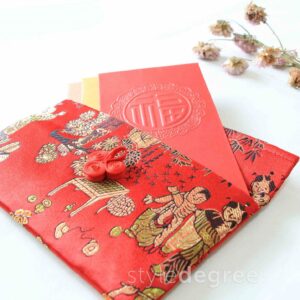 chinese new year red ang bao hong bao organizer organiser pouch style degree sg singapore