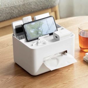 Tissue Multi Holder (With Phone Stand) Tissue Box Cover Desk Organizer Stationery Living Room Style Degree Sg Singapore