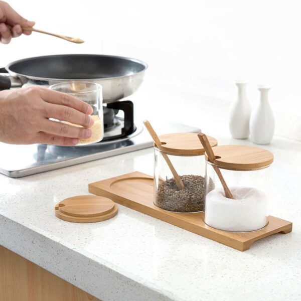 Scandinavian Condiment Holder Container Cooking Seasoning Box Kitchen Home Deco Living Style Degree Sg Singapore