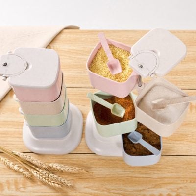 Condiment Holder Spices Storage Food Kitchen Cooking Style Degree Sg Singapore