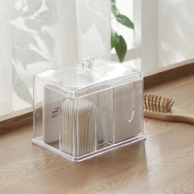 Classic Makeup Removal Box, cosmetics organiser, box, makeup desk organiser, organization, cosmetic organisation, style degree, singapore, sg