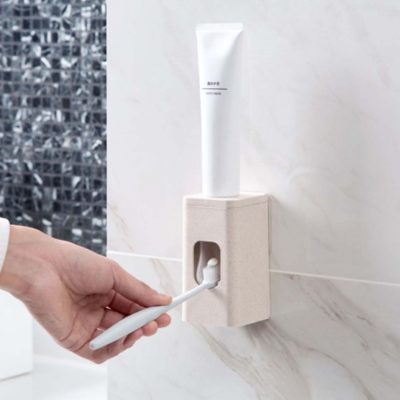 Toothpaste Dispenser Holder Organizer Organiser Teeth Washing Brushing Brush Style Degree Sg Singapore