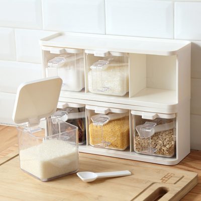 Condiment Spice Holder Container Kitchen Cooking Storage Spices Food Style Degree Sg Singapore
