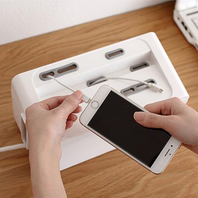 Cable Management Box Organizer Organiser Charging Phone Dock Style Degree Sg Singapore