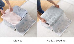 Clothes Quilt Blanket Clothes Storage Bag Box Wardrobe Closet Style Degree Sg Singapore