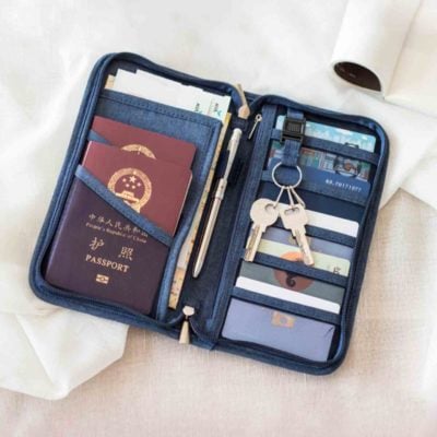Arizona Passport Organizer Travel Organiser Holder Pouch Wallet Slot Protector Bag Style Degree Sg Singapore