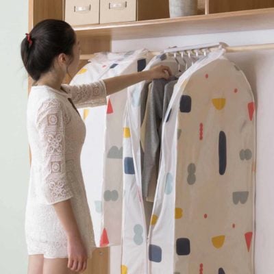 Nature Hanging Clothes Cover, closet, wardrobe, organization, organisation, anti-dust cover, protector, clothes cover, style degree, singapore, sg