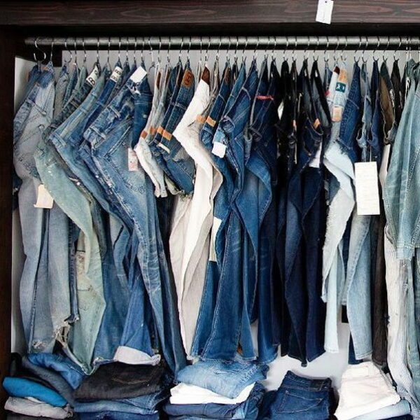 SHook jeans closet organization hacks StyleMag Style Degree