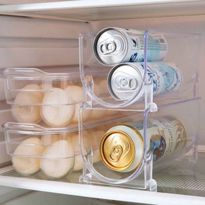 Beverage Fridge Organizer Organiser Canned Drink Holder Wine Beer Style Degree Sg Singapore
