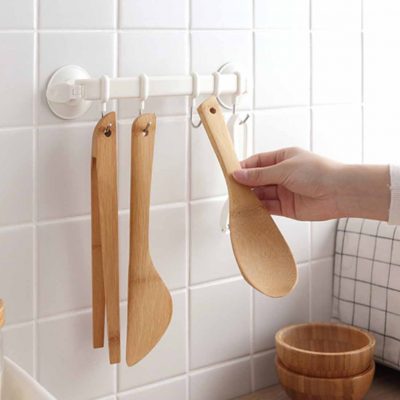 Adjustable Wall Hanger Kitchen Utensils Cutlery Spatula Towel Holder Style Degree Sg Singapore