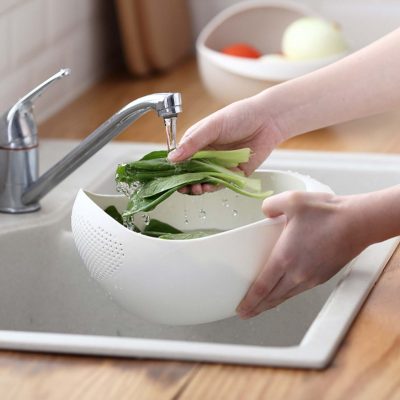 Clean Rice Strainer Kitchen Cooking Cook Fruit Vegetable Style Degree Sg Singapore