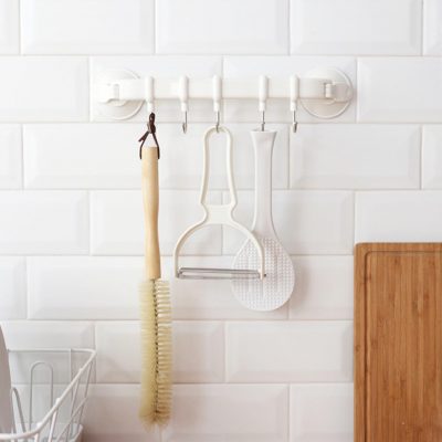 Adjustable Wall Hanger Kitchen Utensils Cutlery Spatula Towel Holder Style Degree Sg Singapore