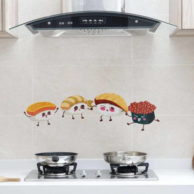 Adorable Kitchen Wall Protector, anti grease wall protector, wall sticker, kitchen accessories, kitchen decor, style degree, singapore, sg