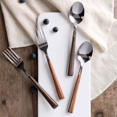 Oishii Metal Fork & Spoon Utensils Cutlery Dining Style Degree Sg Singapore