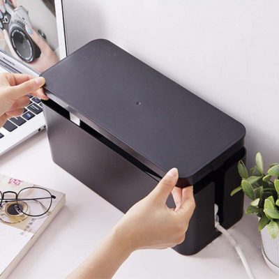 Basic Cable Management Box Phone Power Extender Organizer Organiser Style Degree Sg Singapore