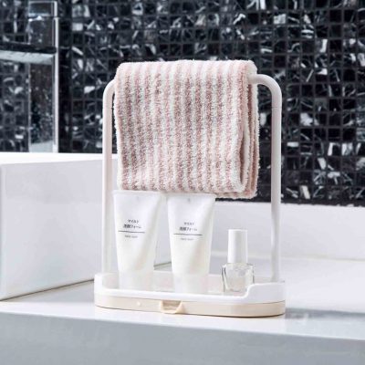 Arch Towel & Sponge Holder Kitchen Rack Basin Organiser Organizer Toilet Style Degree sg Singapore
