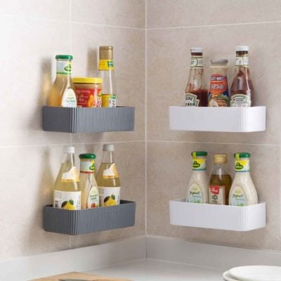 Minimalist Bathroom Wall Holder Toilet Shampoo Soap Bottle Organiser Organizer Style Degree Sg Singapore