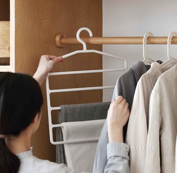 Ladder Clothes Hanger Wardrobe & Closet Organization Style Degree