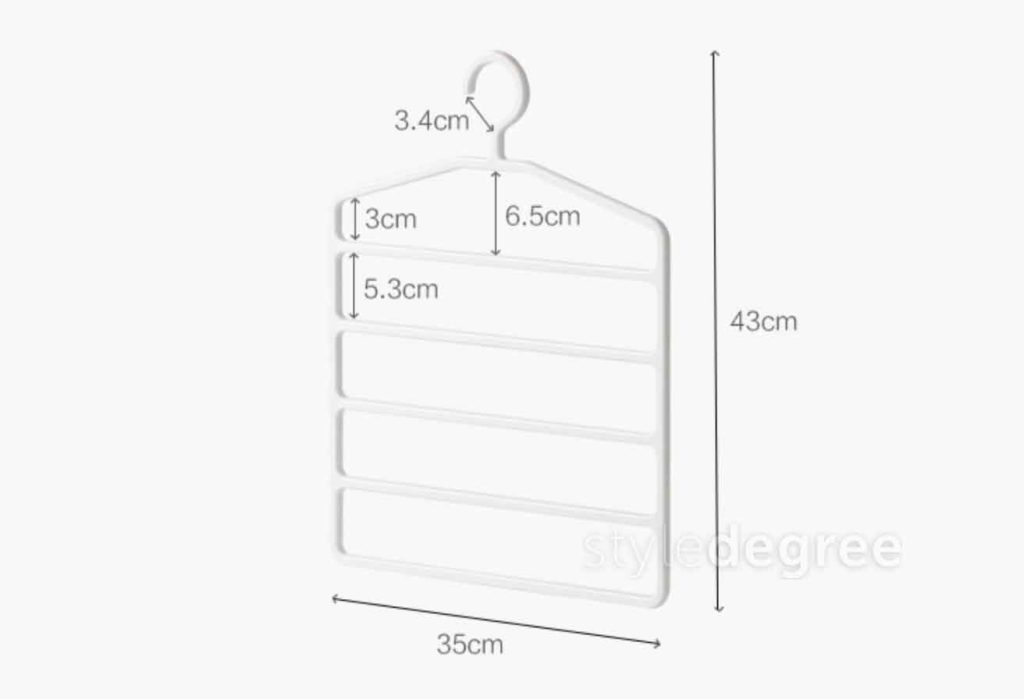 Ladder Clothes Hanger Wardrobe & Closet Organization Style Degree