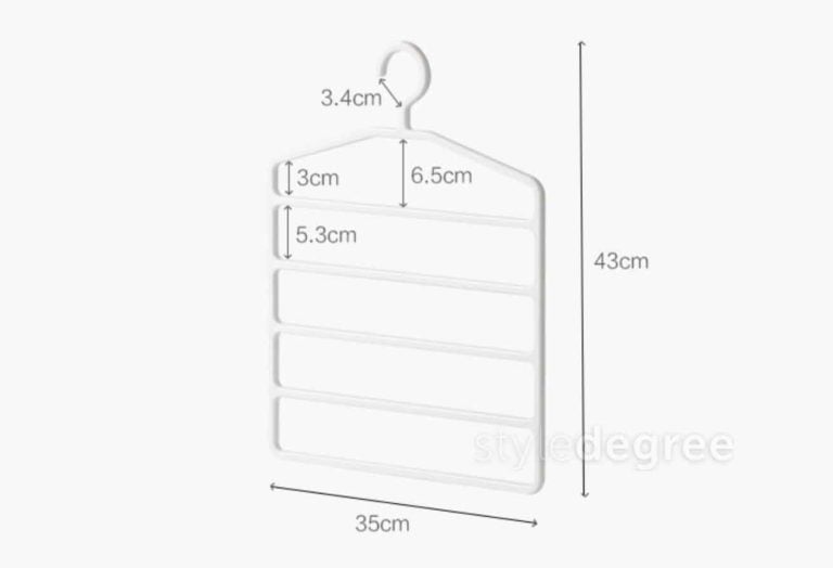 Ladder Clothes Hanger Wardrobe & Closet Organization Style Degree