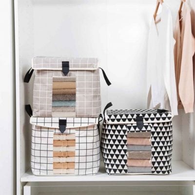 Retro Storage Bag Box Organizer Organiser Clothes Quilt Blanket Bedsheet Cover Style Degree Sg Singapore
