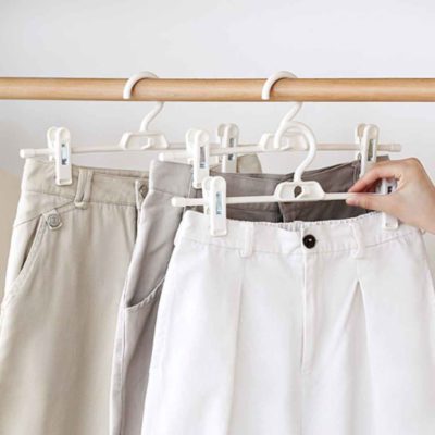Stack & Clip Clothes Hanger Closet Wardrobe Organizer Style Degree Sg Singapore