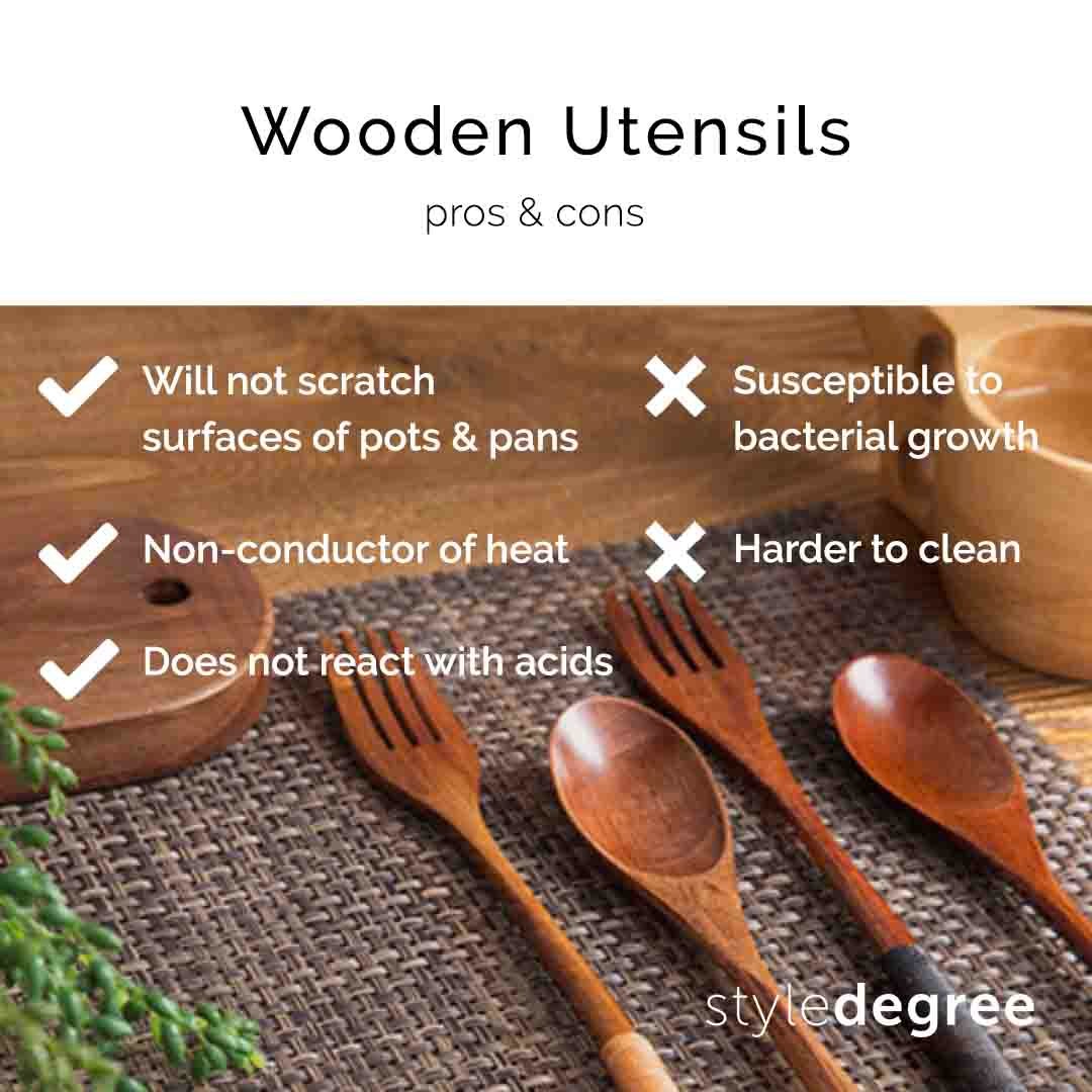 Wood vs. Stainless Steel Utensils