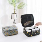 Citrus Multi Compartment Organizer Makeup Beauty Bag Pouch Toiletries Travel Style Degree Sg Singapore