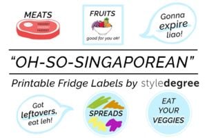 Fridge label Printable Fridge Organization Refrigerator Organizing Tidying Cleaning Home