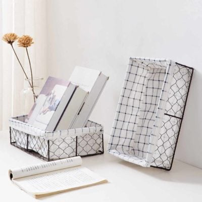 Rustic Mini Basket Storage Compartment Organizer Organiser Toiletries Snacks Box Style Degree Sg Singapore