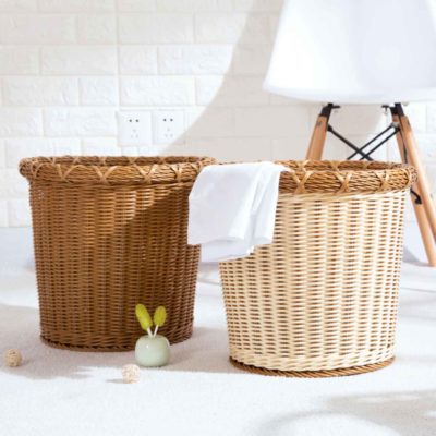 Artisan Rattan Laundry Basket Storage Clothes Bathroom Toilet Organizer Organiser Style Degree Sg Singapore