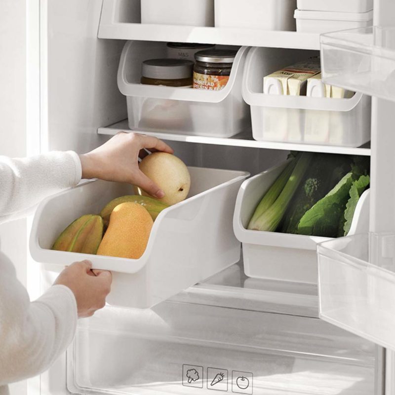 Klear Fridge Storage Sliding Drawer Space Maximiser Style Degree