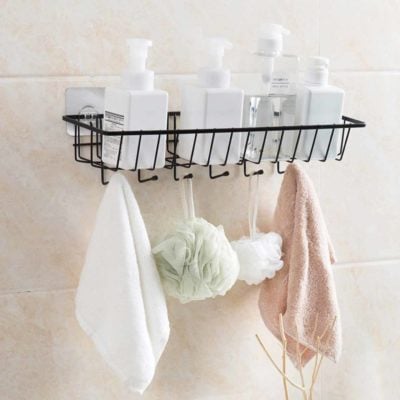 Rustic Rectangle Wall Holder Hanging Basket Kitchen Accessories Utensils Cutlery Towel Style Degree Sg Singapore