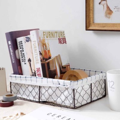 Rustic Mini Basket Storage Compartment Organizer Organiser Toiletries Snacks Box Style Degree Sg Singapore