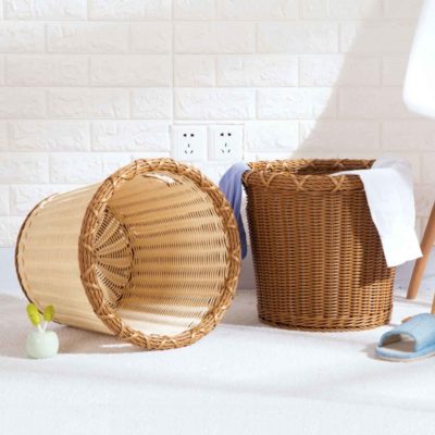 Artisan Rattan Laundry Basket Storage Clothes Bathroom Toilet Organizer Organiser Style Degree Sg Singapore