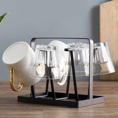 Rustic Cups & Mugs Dryer Strainer Utensils Holder Kitchen Home Decor Style Degree Sg Singapore