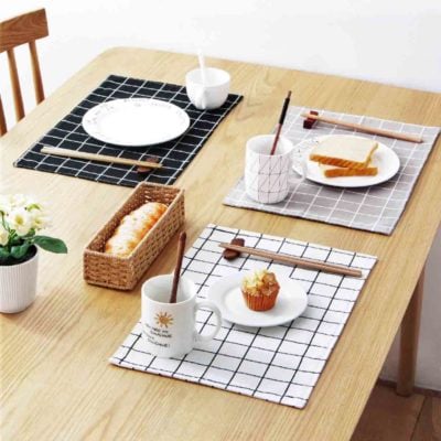 Modern Table Mat Table Mats Covers Table Cloth Style Degree Sg Singapore